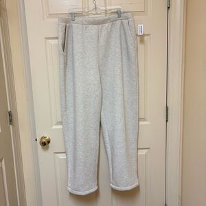 Old Navy Active Heather Gray Oversized Sweat Pants XL NWT